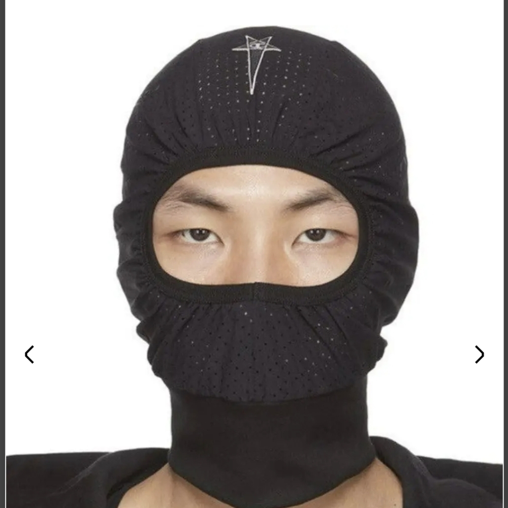 Rick Owens Black Balaclava